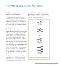 4 Switches and Circuit Protection
