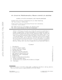 An Analytic Propositional Proof System on Graphs