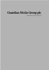 Annual Report and Accounts 2000 Guardian Media Group Plc