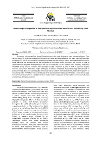 Immunological Diagnostic of Phytophthora Infestans from Host Tissues (Potato) by ELISA Method