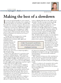 M Akingthebestofaslowdown