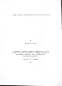 Scale, Pattern and Process in Biological Invasions
