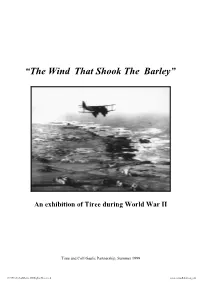 The Wind That Shook the Barley: the History of Tiree During the Second