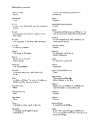 Tolkien Encyclopedia