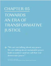 Chapter 05 Towards an Era of Transformative Justice