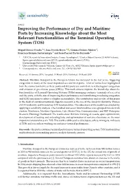 Improving the Performance of Dry and Maritime Ports by Increasing Knowledge About the Most Relevant Functionalities of the Terminal Operating System (TOS)