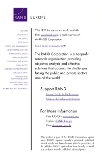 Planning Post-Conflict Reconstruction in Iraq: What Can We Learn?