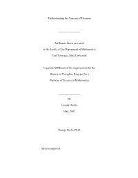 Understanding the Concept of Division