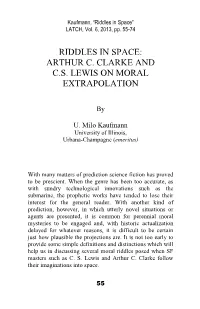 Arthur C. Clarke and Cs Lewis on Moral