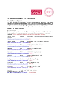 Century Classical Repertoire Variations Is Shown Below