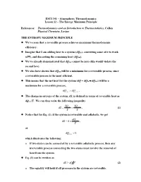 Energy Minimum Principle