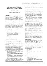 Exploring the Virtual Worlds of Advergaming (Virus Bulletin