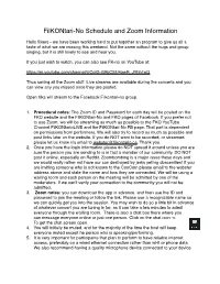 Filkontari-No Schedule and Zoom Information