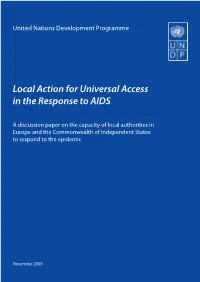 Local Action for Universal Access in the Response to AIDS