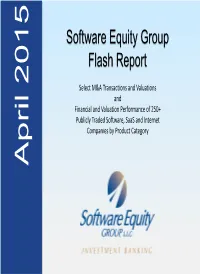 Software Equity Group Flash Report