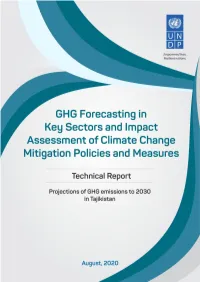 Undp Tjk Report GHG Projectio