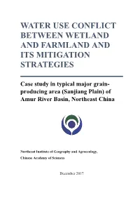 Water Use Conflict Between Wetland and Farmland and Its Mitigation Strategies