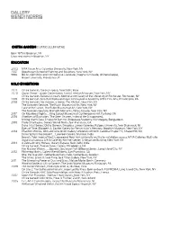 Chitra Ganesh Cv 2020