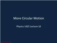 Circular Motion