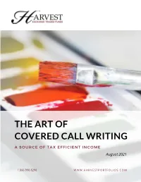 Covered Call Strategies