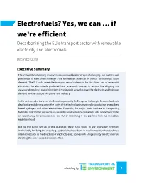 Electrofuels? Yes, We Can … If We're Efficient