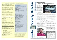 Glebe Society Bulletin 2012 Issue 05
