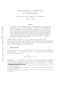 Ruin Probabilities for Risk Processes in a Bipartite Network