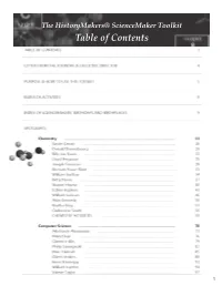 Table of Contents