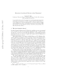 Alternative Gravitational Theories in Four Dimensions