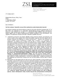 Call for Evidence Replies for Mitochondrial Review.Pdf