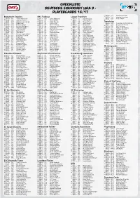 Checkliste DEL2 Playercards BASIC.Indd