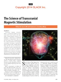The Science of Transcranial Magnetic Stimulation