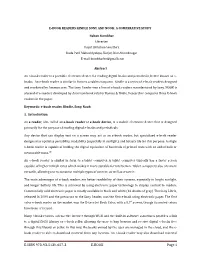 E-Book Readers Kindle Sony and Nook a Comparative Study