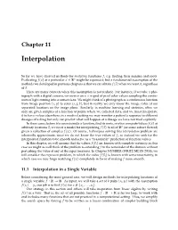 Interpolation