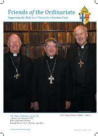Ordinariate Newsletter Spring 2015 CS4 PRINT V2.Indd