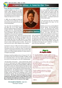 St Josephine Bakhita Best Considered Her a Useful Slave