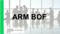 SUSE Linux ARM BOF SC17 111317