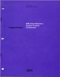 VM/SP Introduction.Pdf