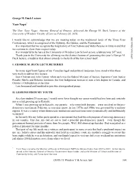(2018) 35 Windsor Y B Access Just 304 George M. Duck Lecture Yasir