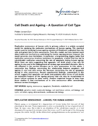 Cell Death and Ageing – a Question of Cell Type