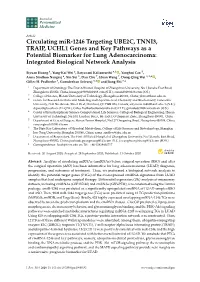 Circulating Mir-1246 Targeting UBE2C, TNNI3, TRAIP, UCHL1