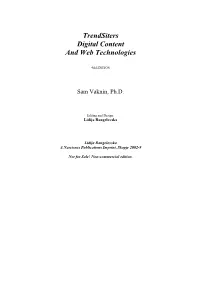 Digital Content and Web Technologies