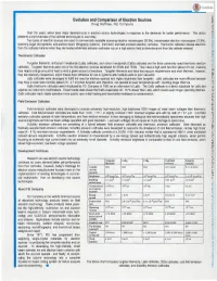 Evolution and Comparison of Electron Sources Doug Rathkey, FEI Company