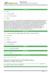 Fiche Structure : Alliance Villes Emploi