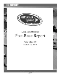Post-Race Report