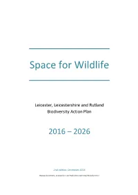 BAP Space for Wildlife Part 1