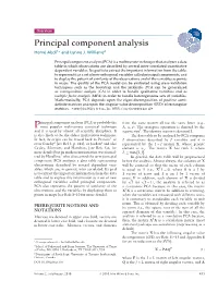 Principal Component Analysis (PCA)