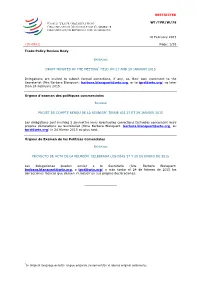 RESTRICTED WT/TPR/W/76 10 February