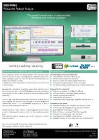 MSB-RS485 RS422/485 Protocol Analyzer