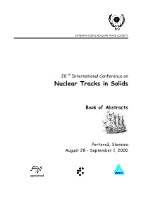 Nuclear Tracks in Solids